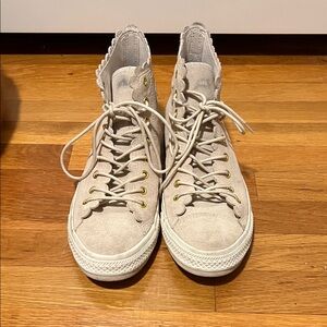 Converse Women's Cream High-Top Sneakers